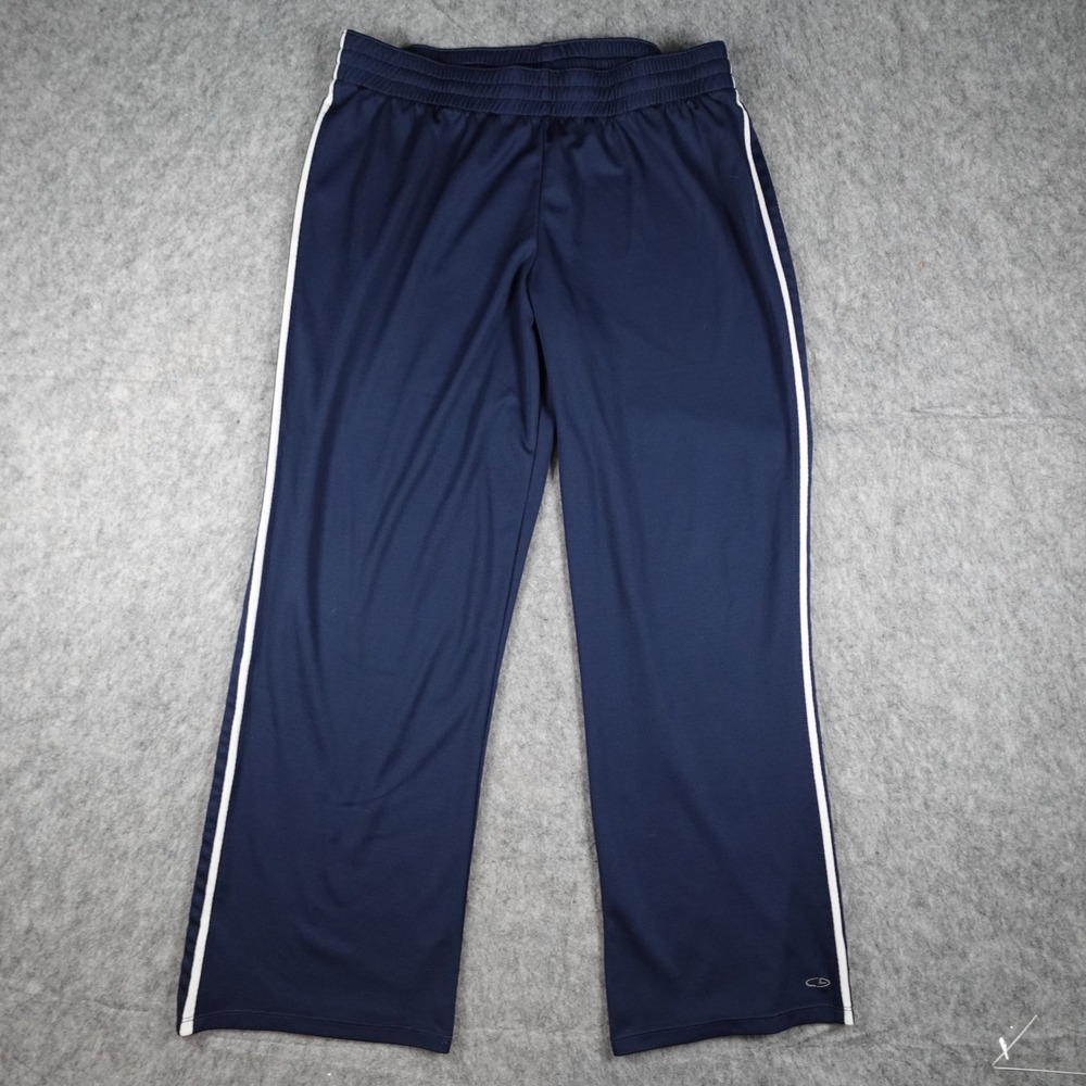 C9 Champion Pant Men Extra Large Navy Blue Athletic Side Stripe Workout Gym